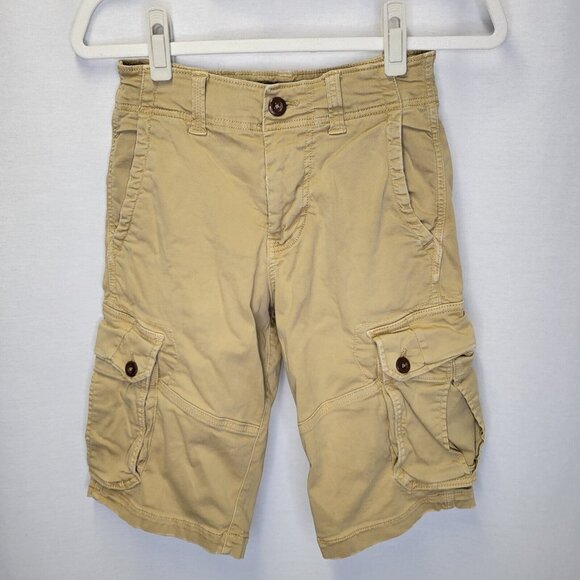 American Eagle Outfitters Other - American Eagle Men's Size 26 Cargo Shorts Longer Length Tan Khaki
